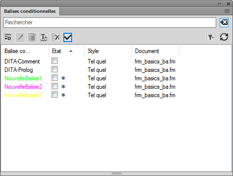 Identifying the stateofconditionalizedtext in the Conditional tag dialog