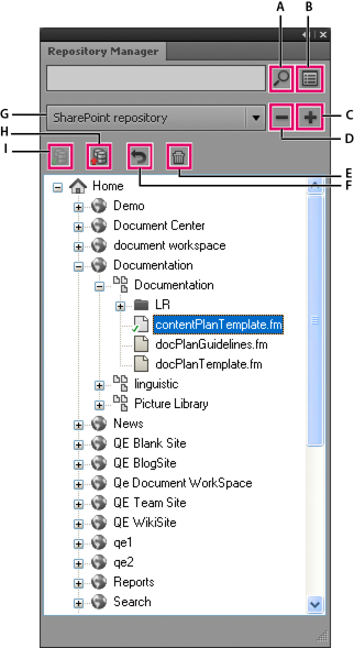 Verwenden des Repositorymanagers