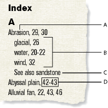 Erstellen von Indexeinträgen in FrameMaker