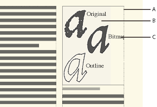 Structure of an anchored framewithgraphic