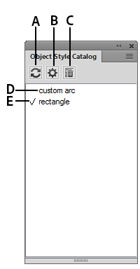 Objektstilkatalog in Adobe FrameMaker