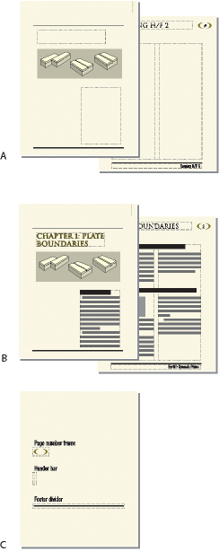 Vorgabe-, Arbeits- und Referenzseiten in FrameMaker