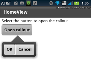 Callout button