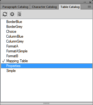 RedesignedTableCatalog podin FrameMaker