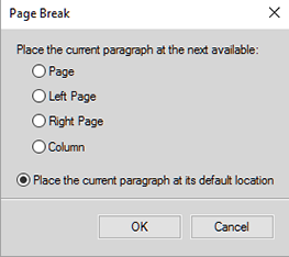 FrameMaker	PageBreakpod