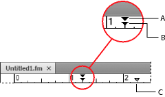 Changingtheparagraphalignmentusing the indent symbol