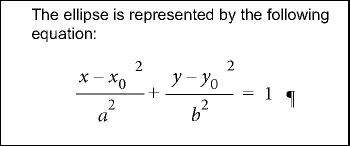 Shrink the framearound an equation