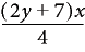 Result when the numeratoris selected