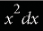 Before clickingthe integral sign in a selected equation