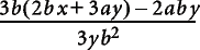 Addingthe expression containing sum of more than two fractions twice