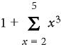 After evaluatingthe expression with a term from a sum or product