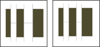 Before and after distributing objects