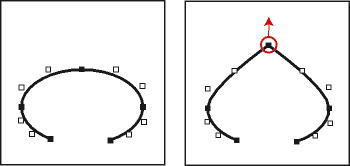 Crimping a curve