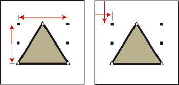 Measuring object size and position