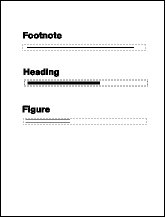 Use a graphic as part of paragraph format from a reference frame of a reference page
