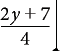 Insertion point after the equation