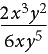 Selected expression to divide out common factors in a fraction with Simplify command