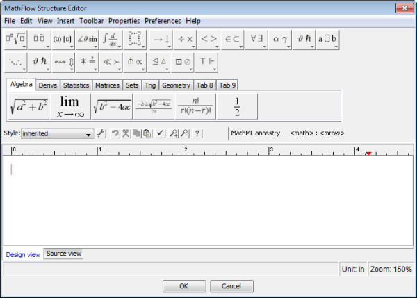 MathFlow™ StructureEditor in FrameMaker