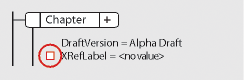 Missing a required attribute value of an element in the Structure View