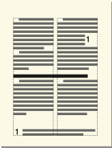 using a footnoteacross all columns