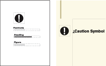 Setting up boiler plate graphicson reference pages