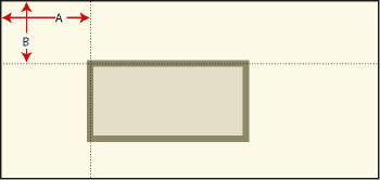 Specifying the offset from the top and leftedgesofthepageorgraphicframeintheOffsetFromarea