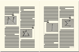 Horizontal alignment of ananchoredframe