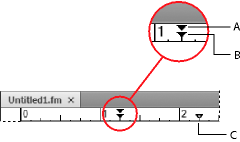 Changing the paragraph alignment using the indent symbol