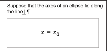 Inserting math elements in an equation