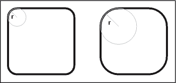 Changing thecornerradiusofaroundedrectangle