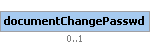 documentChangePasswd Element (Optional, up to 1 element(s) allowed)