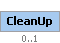 CleanUp Element (Optional, up to 1 element(s) allowed)