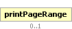 printPageRange Element (Optional, up to 1 element(s) allowed)