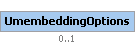 UmembeddingOptions Element (Optional, up to 1 element(s) allowed)
