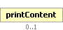 printContent Element (Optional, up to 1 element(s) allowed)