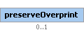 preserveOverprint Element (Optional, up to 1 element(s) allowed)