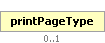printPageType Element (Optional, up to 1 element(s) allowed)