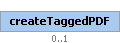 createTaggedPDF Element (Optional, up to 1 element(s) allowed)