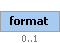 format Element (Optional, up to 1 element(s) allowed)