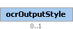 ocrOutputStyle Element (Optional, up to 1 element(s) allowed)