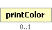 printColor Element (Optional, up to 1 element(s) allowed)