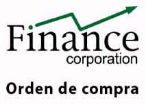 El título Orden de compra aparece debajo del logotipo