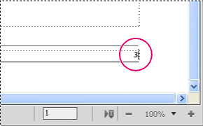 Variable Insertion du nombre de pages