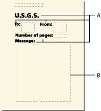 Configuration du texte d’arrière-plan dans la maquette