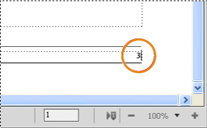 Insertion de la variable Nombre de pages