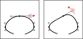 Faire glisser un point de contrôle