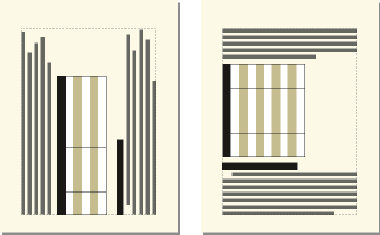 Tableau sur une page avec rotation ou rotation d’un tableau sur une page normale