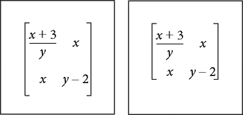 Exemple de hauteurs de ligne égales et de hauteurs de lignes proportionnelles