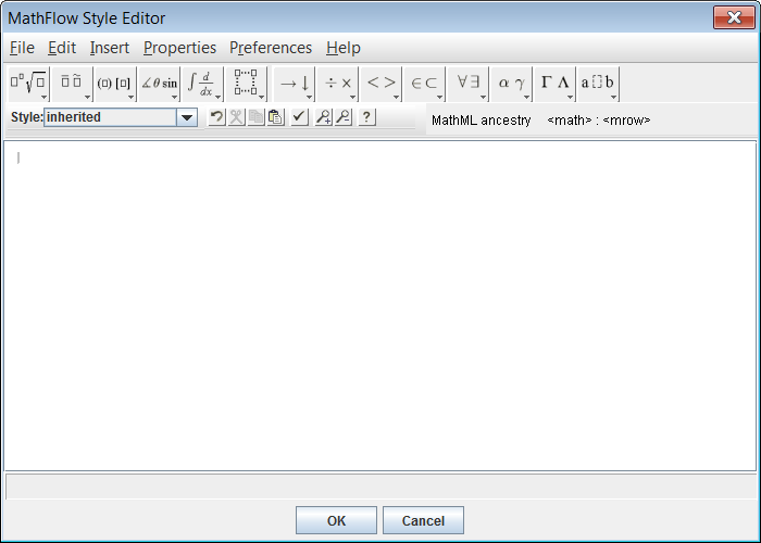 FrameMaker の MathFlow™ StyleEditor