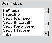 Context labelstoidentify the elements